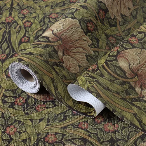 Vista 9 de Vintage Shelf Liner for Kitchen Cabinets Drawer Liner 12in×10ft