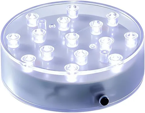 Vista 9 de Simplelight - Base de luz LED redonda de 4 pulgadas, color blanco suave, paquete individual Perfect for Glass Art, Ideal Led Display for Vases