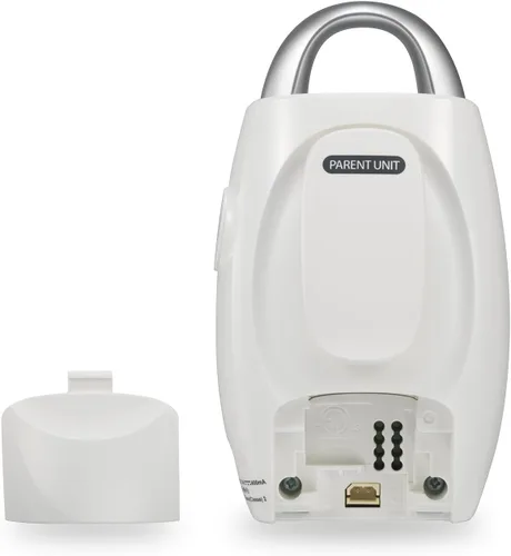 Vista 10 de Monitor para bebés de audio digital VTech Communications Safe and Sound, Monitor con una unidad para padres, Blanco/Plateado