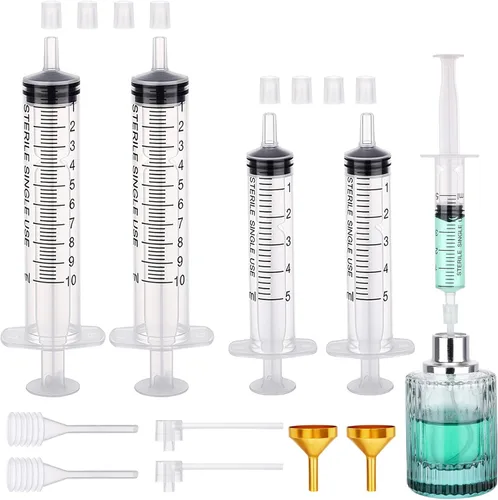 Vista 8 de Segbeauty Kit de Herramientas de Recarga de Perfume de 5ml, Juego de 8 Piezas de Herramientas de Dispensador de Perfume Transparente de Plástico