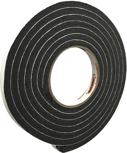 Vista 17 de Frost King R516H - Cinta de espuma de goma de esponja de 1-1/4 pulgadas por 7/16 pulgadas por 10 pies de grosor, color negro