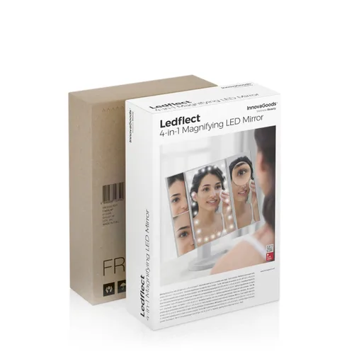 Vista 9 de Espejo de Aumento con LED 4-in-1 Ledflect InnovaGoods