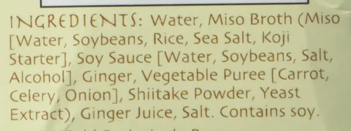 Vista 3 de Trader Joe's - Caldo de jengibre Miso de 32 onzas