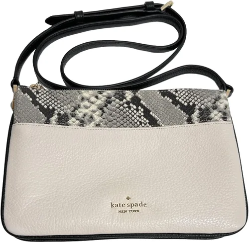 Vista 2 de Kate Spade New York Bandolera Triple Fuelle (Pergamino multi), Negro