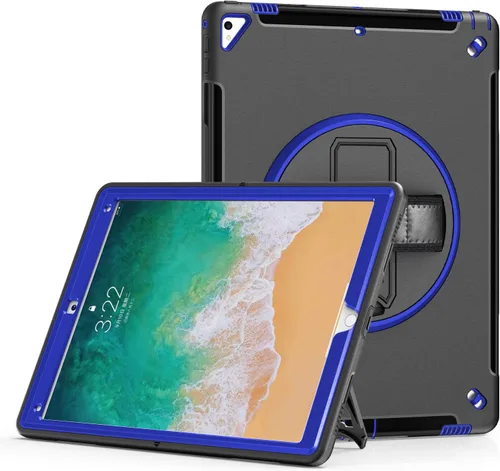 Vista 24 de Funda para iPad Pro 11 M5 2025/M4 2024: Funda protectora para iPad Pro de 11 pulgadas 5ª generación con protector de pantalla, soporte, asa y correa
