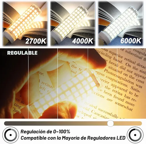 Vista 2 de ALIDE - Bombillas LED E12 de 100 W, equivalentes a 100 W, C7,2700 K cálidas
