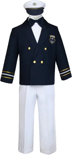 Vista 4 de unotux traje marinero Capitán para Boy trajes de Nueva Born to 7años de edad