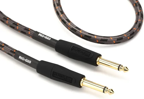 Vista 8 de Roland Gold Series Cable de instrumento, conector angulado/en ángulo de 1/4 pulgadas, 1 pie