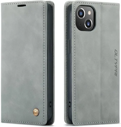 Vista 73 de QLTYPRI Para iPhone Air Case Wallet Con Tarjetero, Vintage PU Cuero Kickstand Cierre Magnético A Prueba De Golpes Folio Libro Funda Para IPhone 17