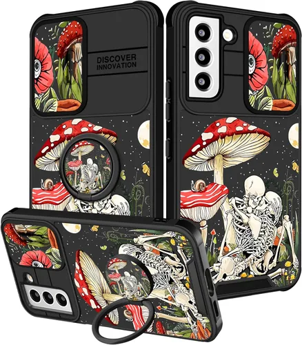 Vista 7 de Funermei para Samsung Galaxy Z Flip 4 Funda - Funda de Teléfono Bonita para Mujeres y Niñas con Mariposas Bonita Estética Femenina Diseño