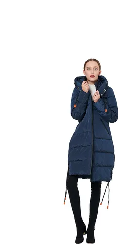 Vista 8 de Parka gruesa Orolay de mujer con cordones y capucha