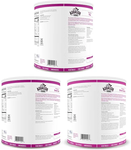 Vista 2 de Augason Farms Kit de variedad de verduras, 1 paquete