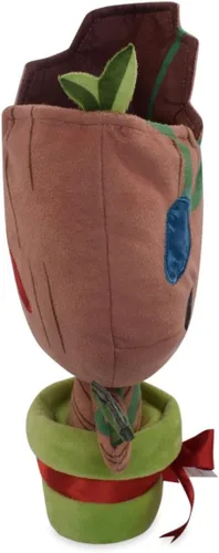 Vista 4 de Marvel Groot - Peluche navideño iluminado, Guardianes de la Galaxia, 10 pulgadas