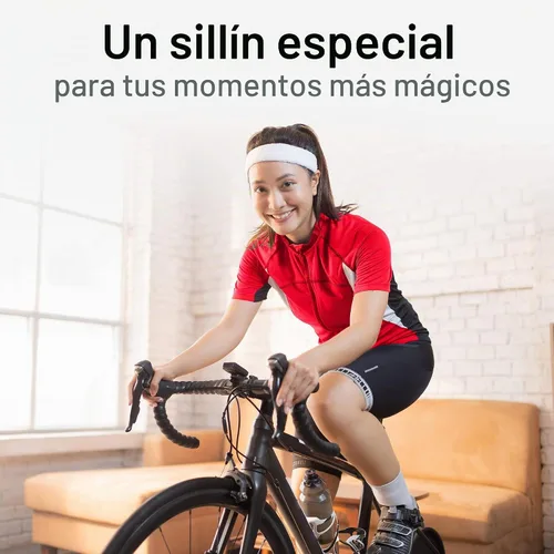Vista 4 de Wittkop - Asiento de bicicleta de gran tamaño para bicicleta Peloton y bicicleta +, asiento de bicicleta cómodo, compatible con bicicletas Peloton