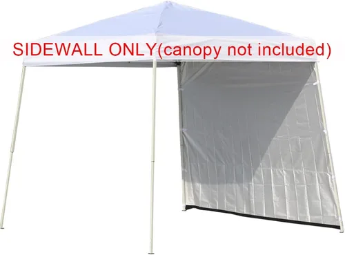 Vista 2 de ABCCANOPY Toldo de pared lateral para tienda de campaña de 10 x 10 pies, 1 paquete de pared lateral, color negro