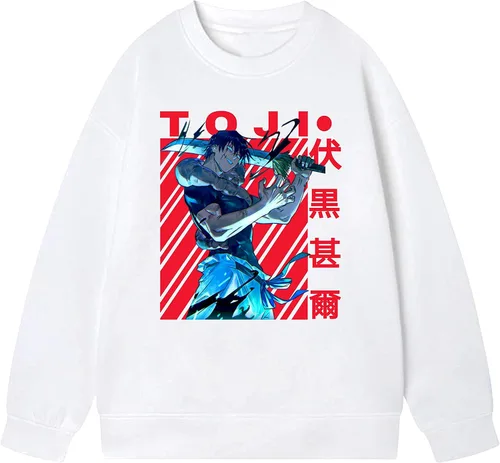 Vista 2 de HONHUY GOODS Toji Fushigu.r.o - Jujut.s.u Kais.e.n Anime - Camiseta unisex con capucha, manga larga, sudadera, camisetas sin mangas, Opción, S