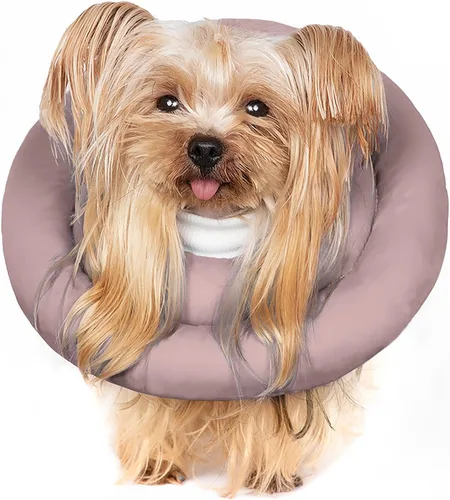 Vista 10 de Gagabody Cono de Perro Suave Alternativo para Perros Pequeños, Gatos y Perros Medianos - Collar Isabelino Ajustable y Cómodo para Recuperación Azul