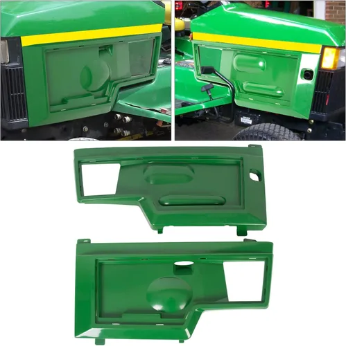 Vista 11 de ECOTRIC Kit de pantalla para panel lateral izquierdo compatible con John Deere 415 425 445 455 Reemplazo para AM128983 LH lateral
