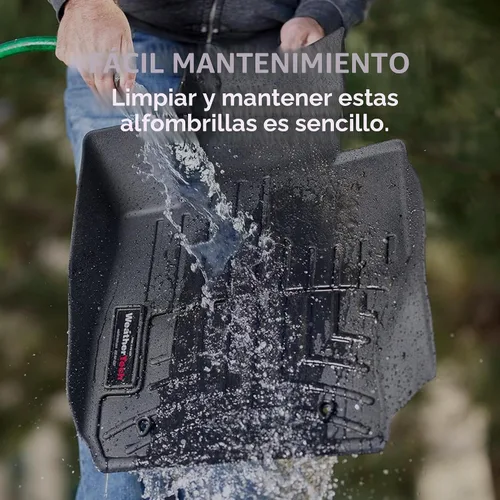 Vista 7 de Weathertech Revestimientos de suelo personalizados para Ford F-150 Raptor, F-150, F-150 Lightning, 1ª y 2ª fila (44697-1-6), negro