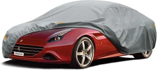 Vista 91 de Kayme Funda de Coche de Servicio Pesado Impermeable para Todo Tipo de Clima, Ajuste Personalizado para Tesla Model S, Cubierta Exterior Completa