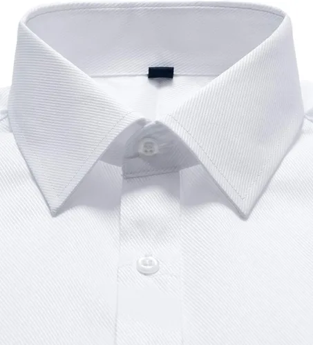 Vista 2 de Alimens & Gentle - Camisas de vestir, puños regulares, ajuste normal (Gemelos incluidos)