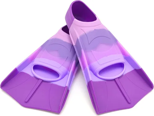 Vista 10 de Aletas de entrenamiento de natación, aletas de natación para niños, cómodas aletas de natación adecuadas para niños, principiantes, niñas, niños