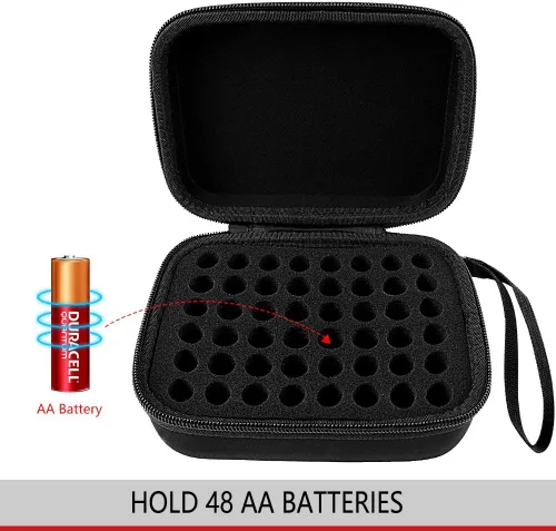 Vista 5 de COMECASE - Caja de almacenamiento para batería dura, con estuche de transporte