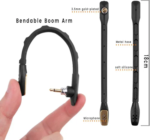 Vista 8 de weishan Cable de micrófono y audio A40, repuesto para auriculares para juegos Astro A40 TR