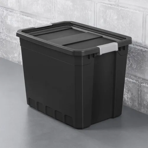 Vista 5 de Sterilite Apilador de contenedores NEGRO 27GA 14889004