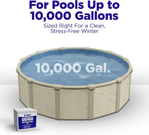 Vista 3 de Rx Clear Kit de cierre de piscina para piscinas sobre el suelo y enterradas Kit de invierno de piscina Productos químicos de cierre de invierno