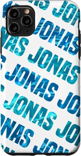 Vista 13 de Funda personalizada para iPhone 16 Jonas para teléfono, color azul y verde azulado