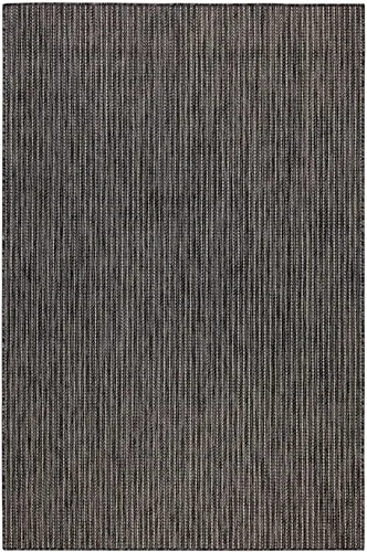 Vista 53 de Liora Manne Carmel - Alfombra tejida de perfil bajo de fácil cuidado para interiores y exteriores, color aguamarina, 6 pies 6 pulgadas x 9 pies 4
