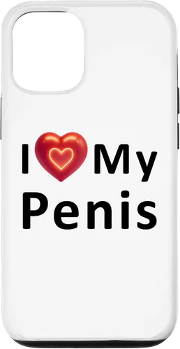 Vista 26 de Funda para iPhone 16 I Love My Penis I Heart My Penis para el día de San Valentín