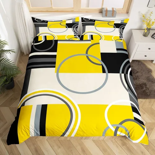 Vista 26 de Erosebridal Bohemian Duvet Cover Twin Country Southwestern Comforter Cover for Kids Teens Boho Aztec Arrows Diamond Bedding Set Black Gray Geometric