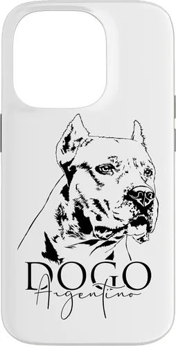Vista 17 de Dogo Argentino Dog Portrait Dog Portrait Dogs Case for iPhone 17