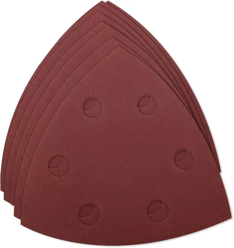 Vista 24 de Utoolmart Papel de lija para detalles, papel de lija triangular, almohadillas de lijado de gancho y bucle, multiherramienta oscilante triangular, 15