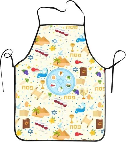 Vista 2 de Delantal de Mardi Gras 2023 para mujeres y hombres, delantales ajustables para decoración de cocina, cocina, Navidad, cena, fiesta de vacaciones