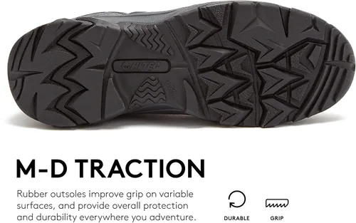 Vista 5 de HI-TEC Ravus Mid - Botas de senderismo para hombre, ligeras, transpirables, para exteriores