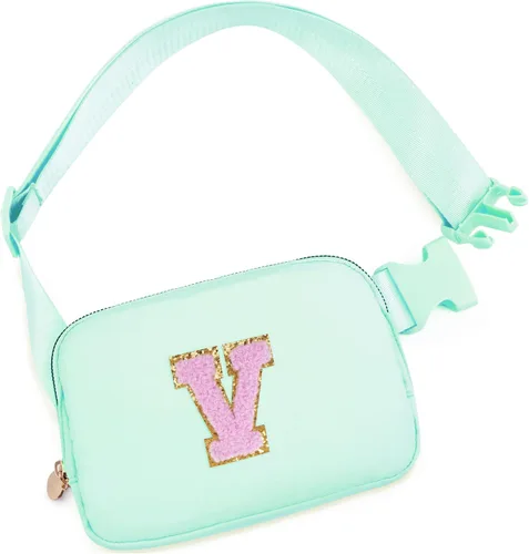 Vista 111 de Bolsa de cinturón para niñas y mujeres, bolsas cruzadas, riñonera, riñonera personalizada, Negro, Small