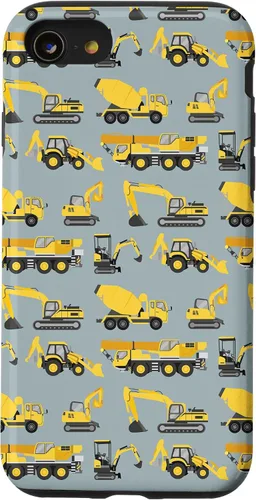 Vista 18 de Fun Construction Vehicles Truck Pattern Case for iPhone 17