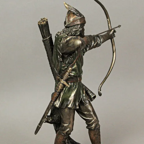 Vista 9 de Veronese Design Robin Hood Shooting Flecha Portait Estatua