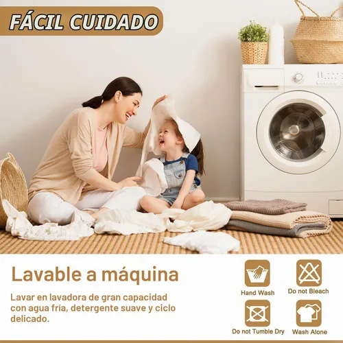 Vista 7 de ALIECOM Fundas para sofá modular, 100% impermeables, en forma de L, lavables, 2 piezas, fundas seccionales impresas con diván, protector de muebles