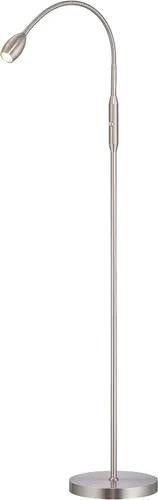 Vista 9 de O’Bright Ray – Lámpara de pie ajustable con haz LED, foco regulable y con zoom, cuello de cisne flexible, lámpara de pie para lectura/manualidades