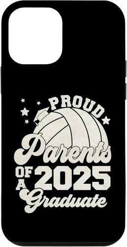 Vista 16 de iPhone 16 Parents of a 2025 Graduate Senior Graduation Volleyball Case