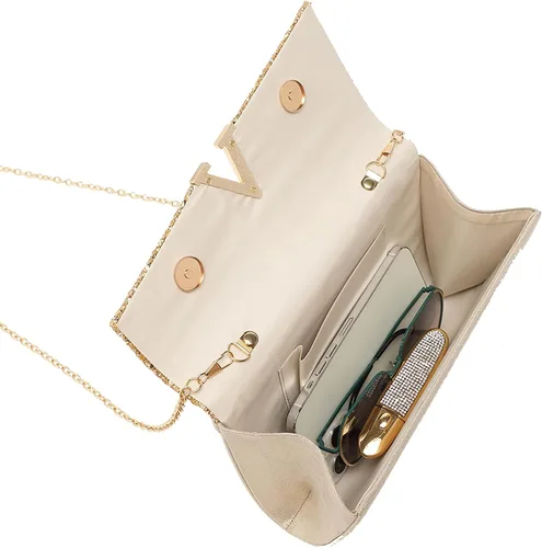 Vista 22 de LETODE Bolsos de mano para mujer, bolsos de noche y embragues para mujer, bolsos de sobre, bolsos de fiesta, baile de graduación, bolso de boda