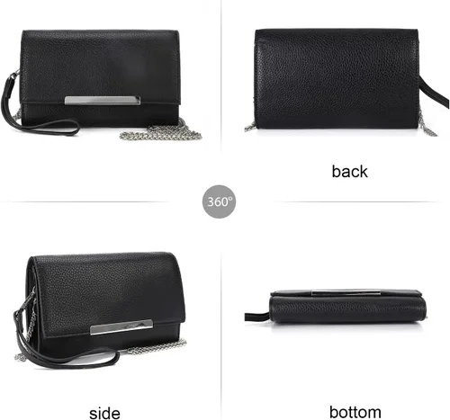 Vista 7 de AFKOMST Pequeños bolsos clutch para mujeres, bolso de noche formal, bandolera y carteras de muñeca para fiesta, baile de graduación, cóctel, boda