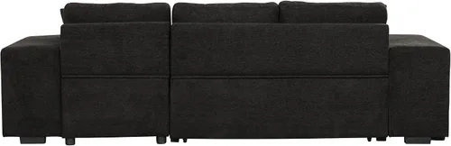 Vista 7 de Eafurn 104.5" Reversible Sleeper Sectional Sofa Bed, Tufted L Shaped Convertible Pull Out Sectional Sofa Bed with Storage Chaise Lounge and 2 Stools