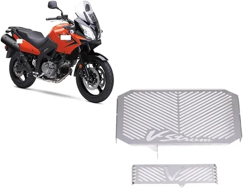 Vista 5 de Protector de rejilla de radiador para Suzuki VSTROM DL650 V-Strom 650 DL 650 2004-2011 2010 Accesorios Cubierta protectora de radiador Protector