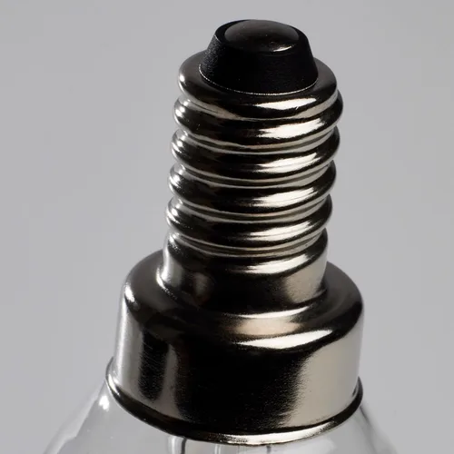 Vista 3 de Satco Bombilla LED E12 de 4 W, 2700 K, clasificación de 15000 horas, regulable