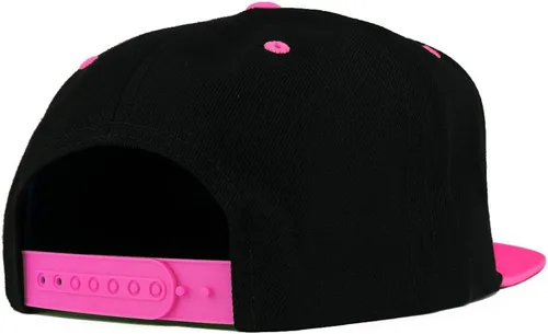 Vista 4 de Trendy Apparel Shop Flexfit Brand Premium - Gorra clásica de dos tonos con cierre a presión